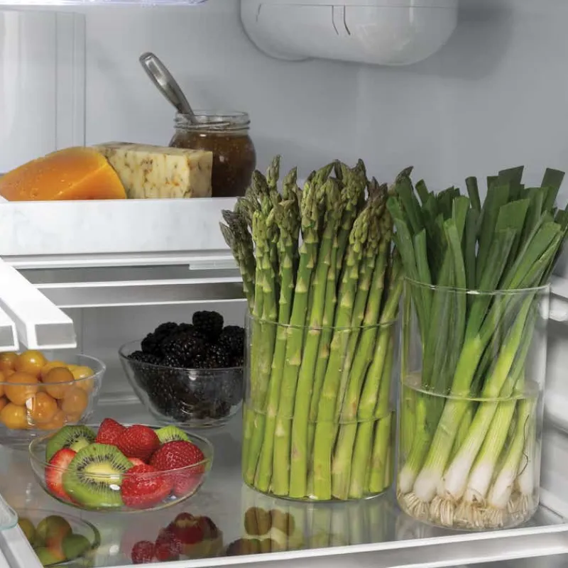 GE Café CAFE 18.6 Cu Ft 33 In Refrigerator Bottom Freezer, French door - CWE19SP2NS1