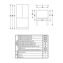 GE Café CAFE 18.6 Cu Ft 33 In Refrigerator Bottom Freezer, French door - CWE19SP3ND1
