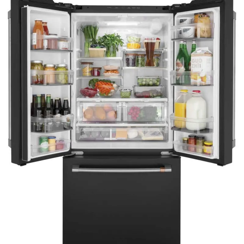 GE Café CAFE 18.6 Cu Ft 33 In Refrigerator Bottom Freezer, French door - CWE19SP3ND1