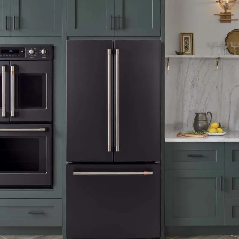 GE Café CAFE 18.6 Cu Ft 33 In Refrigerator Bottom Freezer, French door - CWE19SP3ND1