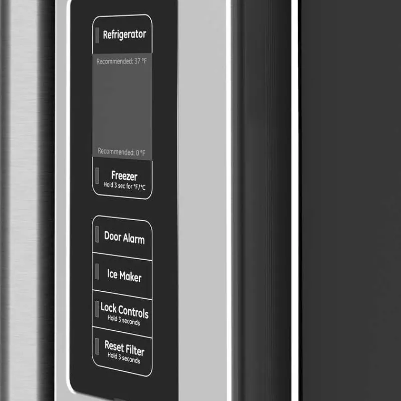 GE Café CAFE 23.1 Cu Ft 36 In Refrigerator Bottom Freezer, French door - CWE23SP2MS1