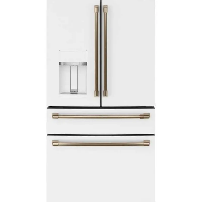 GE Café CAFE 22,3 Cu Ft 36 In Refrigerator Bottom Freezer, French door - CXE22DP4PW2