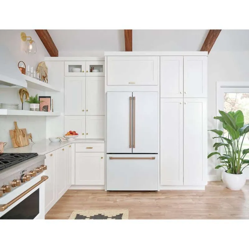 GE Café CAFE 23.1 Cu Ft 36 In Refrigerator Bottom Freezer, French door - CWE23SP4MW2