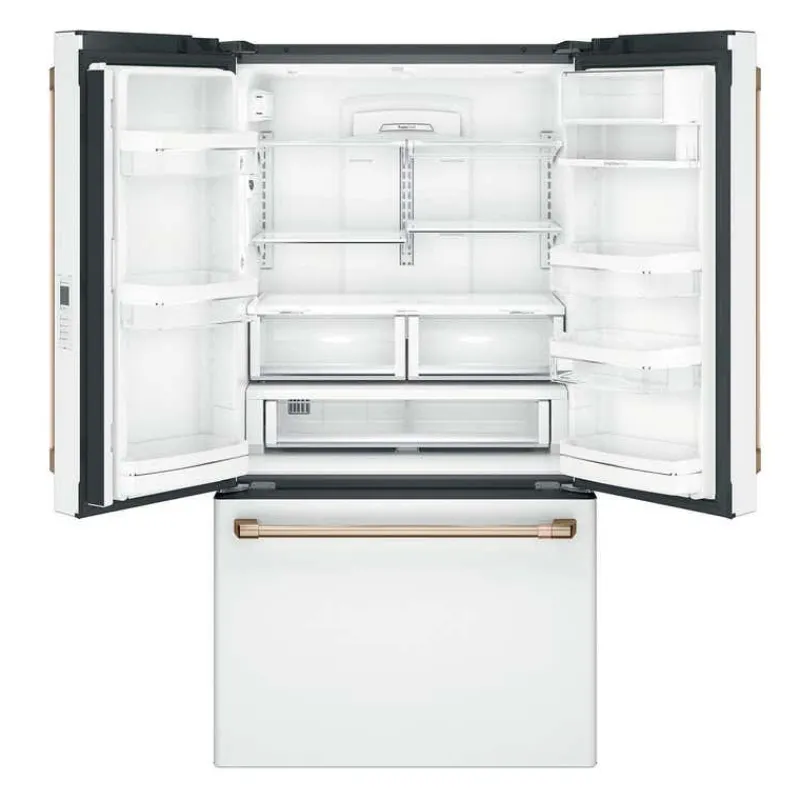 GE Café CAFE 23.1 Cu Ft 36 In Refrigerator Bottom Freezer, French door - CWE23SP4MW2