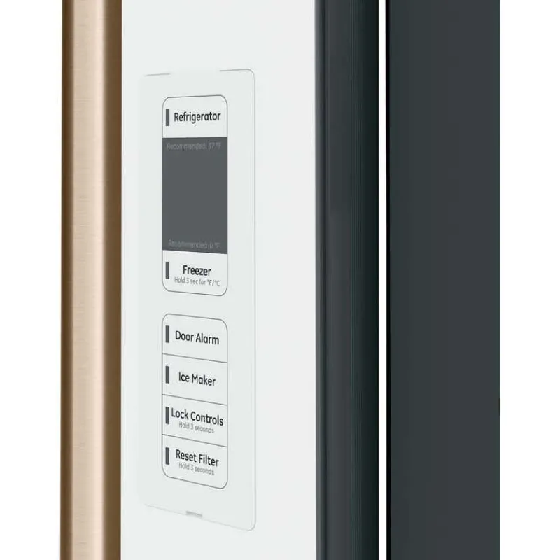 GE Café CAFE 23.1 Cu Ft 36 In Refrigerator Bottom Freezer, French door - CWE23SP4MW2