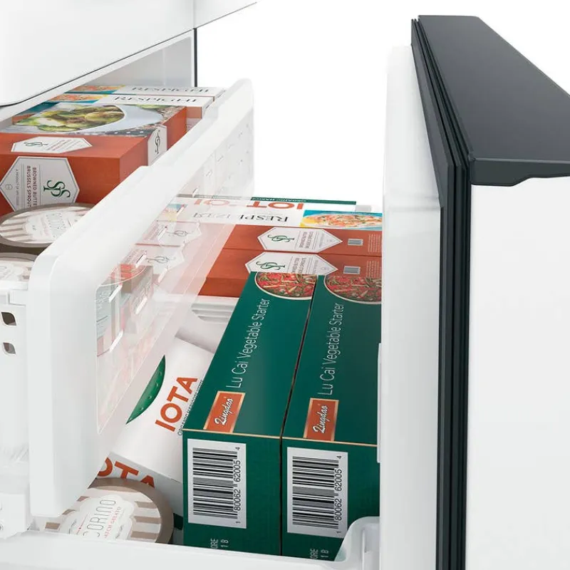 GE Café CAFE 22.2 Cu Ft 36 In Refrigerator Bottom Freezer, French door - CYE22TP4MW2
