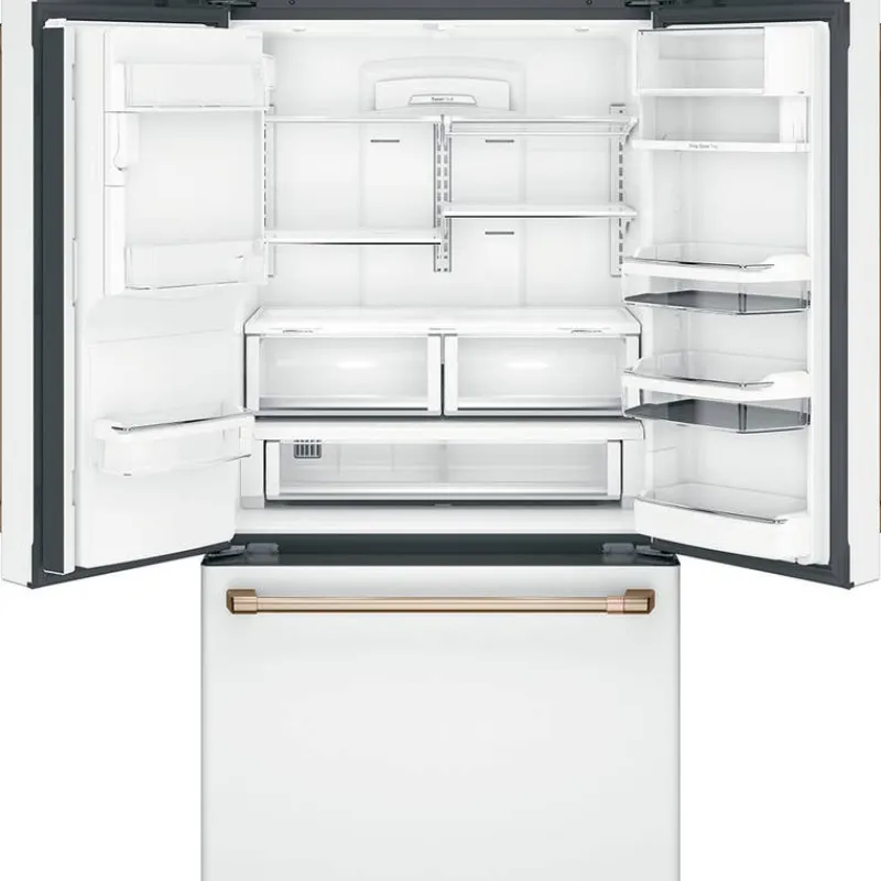 GE Café CAFE 22.2 Cu Ft 36 In Refrigerator Bottom Freezer, French door - CYE22TP4MW2