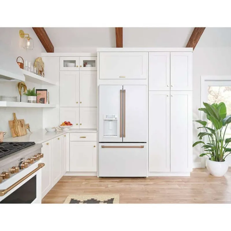 GE Café CAFE 22.2 Cu Ft 36 In Refrigerator Bottom Freezer, French door - CYE22TP4MW2