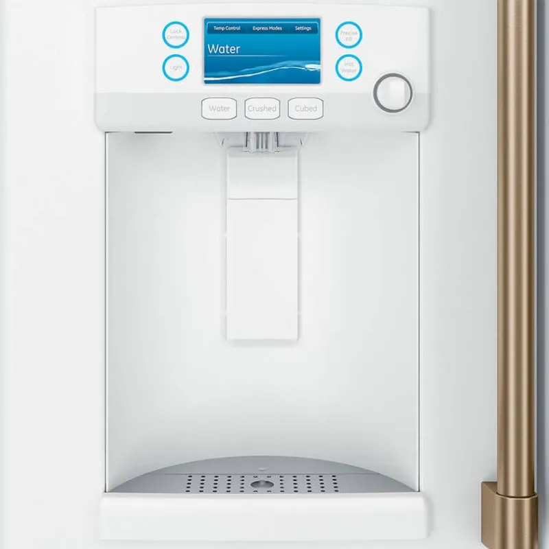 GE Café CAFE 22.2 Cu Ft 36 In Refrigerator Bottom Freezer, French door - CYE22TP4MW2