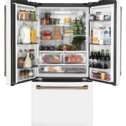 GE Café CAFE 18.6 Cu Ft 33 In Refrigerator Bottom Freezer, French door - CWE19SP4NW2