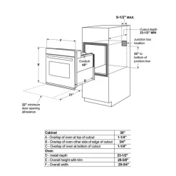 GE Café CAFE Built-In Wall Oven 30" Electric - CTS90DP3ND1
