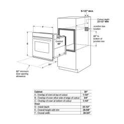 GE Café CAFE Built-In Wall Oven 30" Electric - CTS70DP2NS1