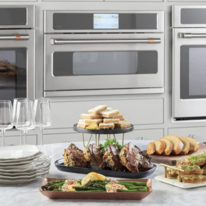 GE Café CAFE Built-In Wall Oven wuth Custom Speed Cook 30" - CSB913P2VS1