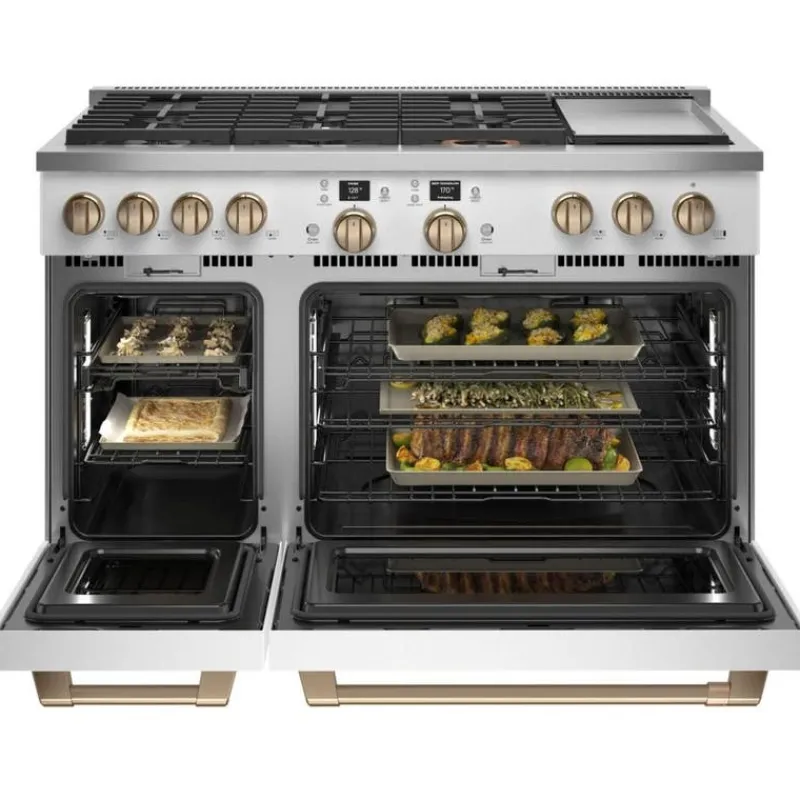 GE Café CAFE Commercial-Style Range 48" Electric Gas - C2Y486P4TW2