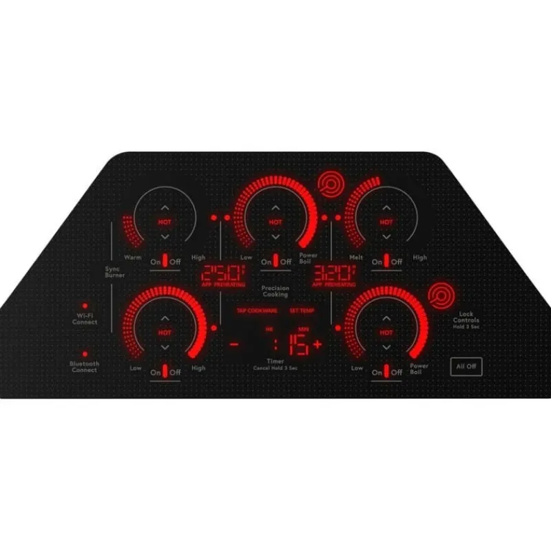 GE Café CAFE Cooktop Glass-Ceramic 36" - CEP90361TBB