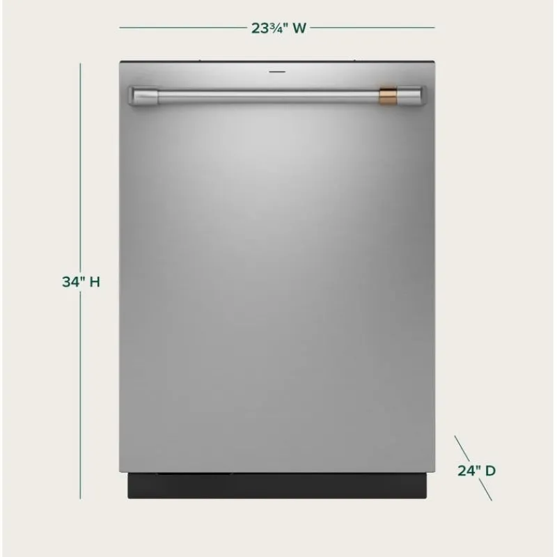 GE Café CAFE Dishwasher Built-In 24" 44dB - CDT858P2VS1