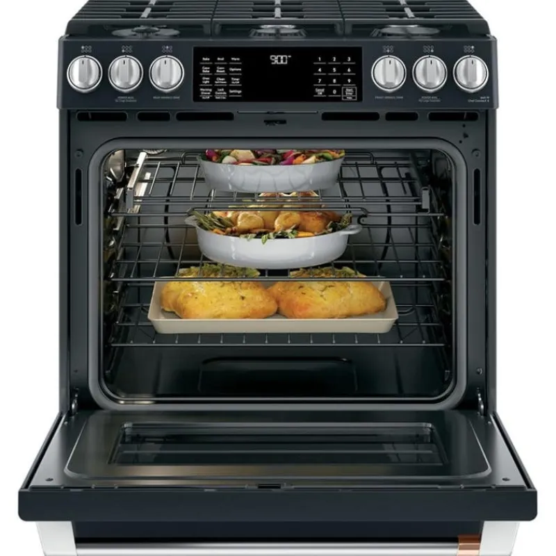 GE Café CAFE Dual-Fuel Range 30" Dual Energy Gas - CC2S900P3MD1