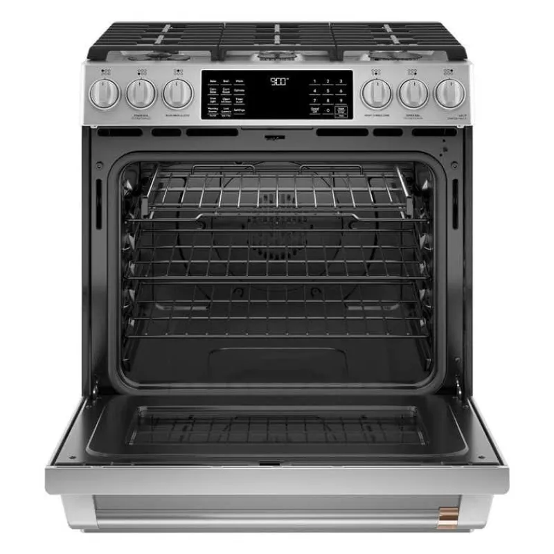 GE Café CAFE Dual-Fuel Range 30" Dual Energy Gas - CC2S900P2MS1