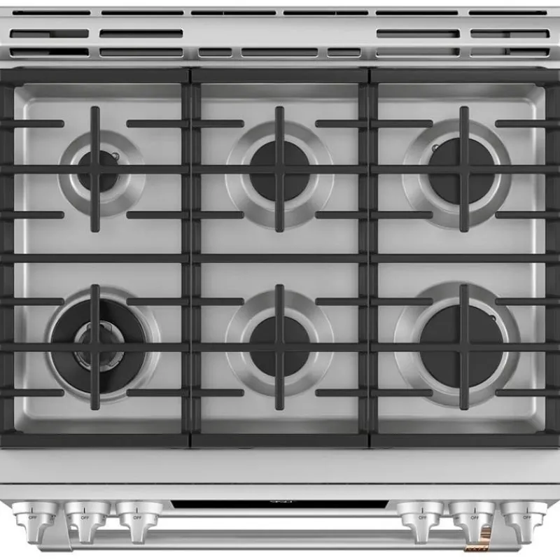 GE Café CAFE Dual-Fuel Range 30" Dual Energy Gas - CC2S950P2MS1