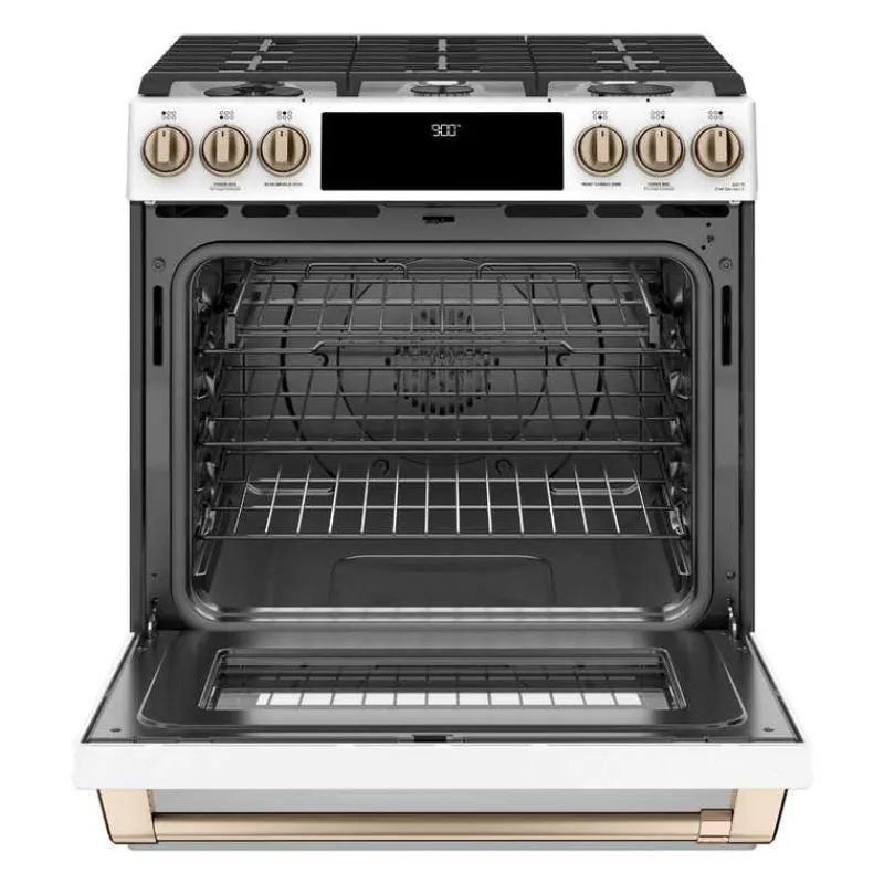 GE Café CAFE Dual-Fuel Range 30" Dual Energy Gas - CC2S900P4MW2