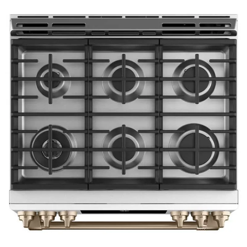 GE Café CAFE Dual-Fuel Range 30" Dual Energy Gas - CC2S900P4MW2