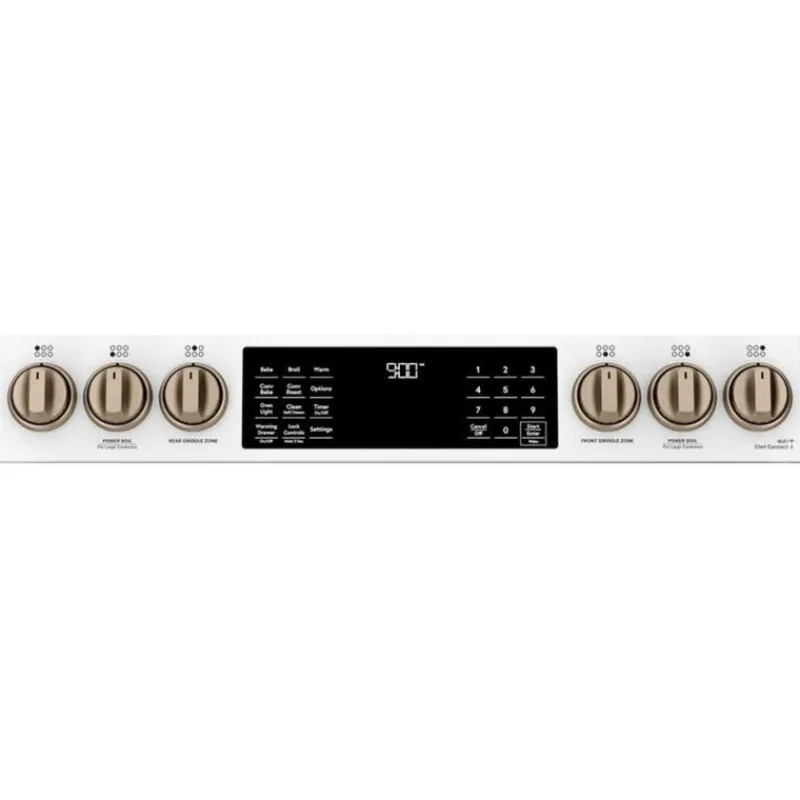 GE Café CAFE Dual-Fuel Range 30" Dual Energy Gas - CC2S900P4MW2