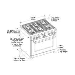 GE Café CAFE Range 36