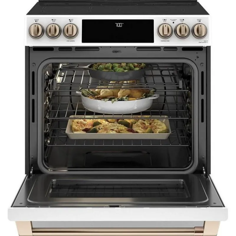 GE Café CAFE Range 30" Electric Glass-Ceramic - CCES700P4MW2