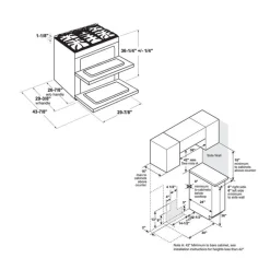 GE Café CAFE Range 30" Gaz Gas - CCGS750P4MW2