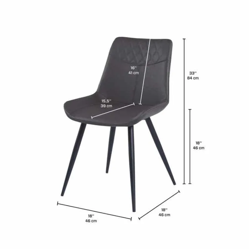 Chairs (Set of 2) - Black