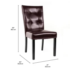 Chairs (Set of 2) - Brown