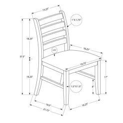 Monarch Chairs (Set of 2) - & Black -