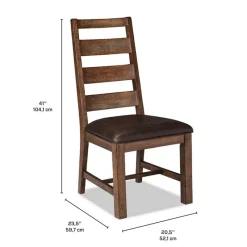 Chairs (Set of 2) - Brown & Black