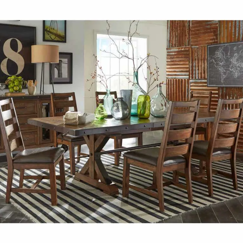 Chairs (Set of 2) - Brown & Black