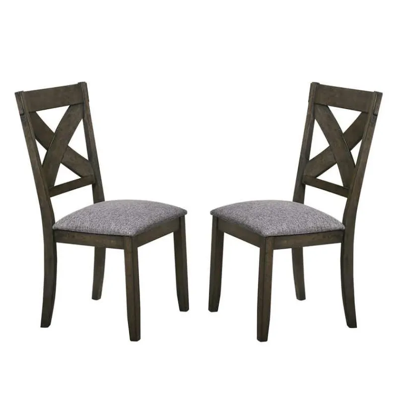 Chairs (Set of 2) - Brown &