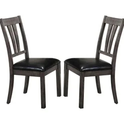 Chairs (Set of 2) - Dark Brown