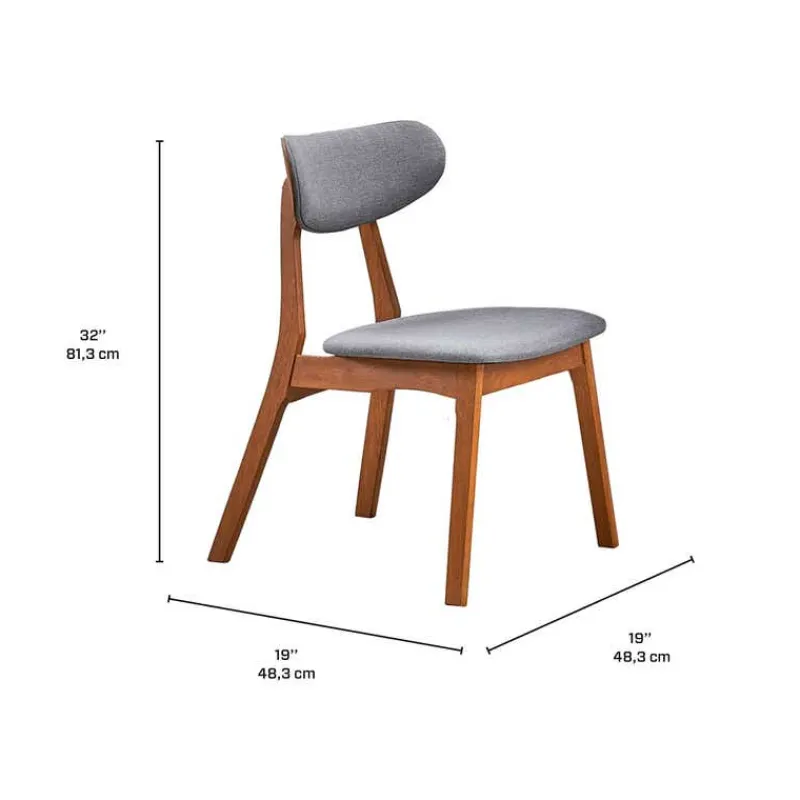 Chairs (Set of 2) - Grey