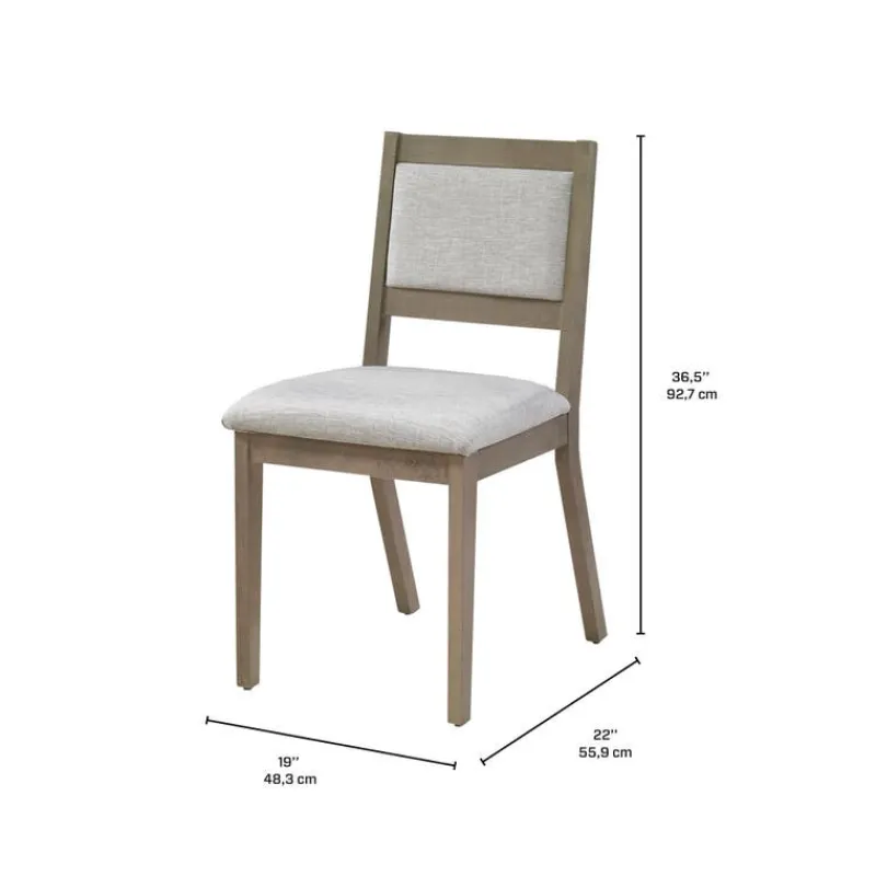 Arboit Poitras Chairs (Set of 2) - Grey