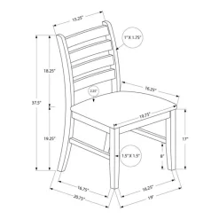 Monarch Chairs (Set of 2) - & Black -