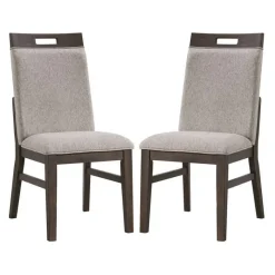Chairs (Set of 2) - & Brown