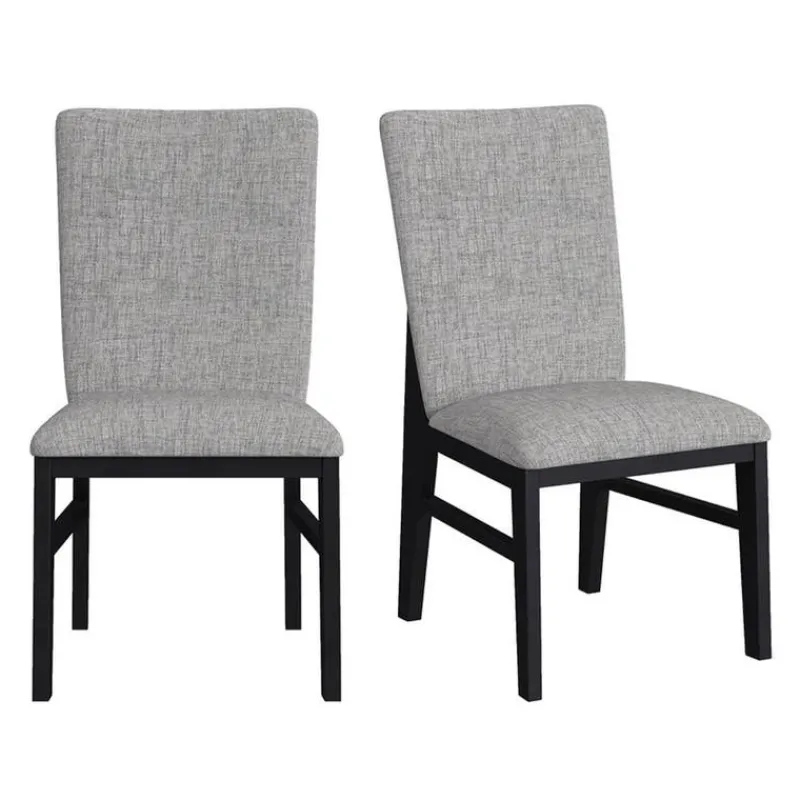 Chairs (Set of 2) - Grey Fabric