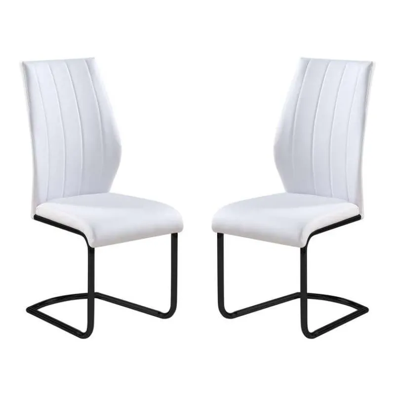 Chairs with Black Base (Set of 2) -