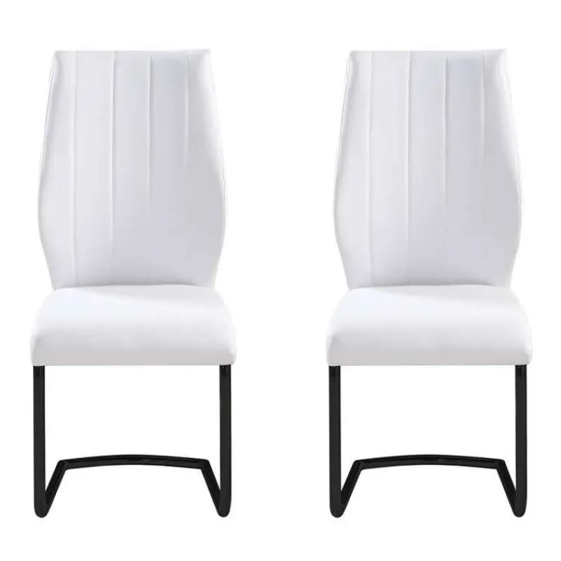 Chairs with Black Base (Set of 2) -