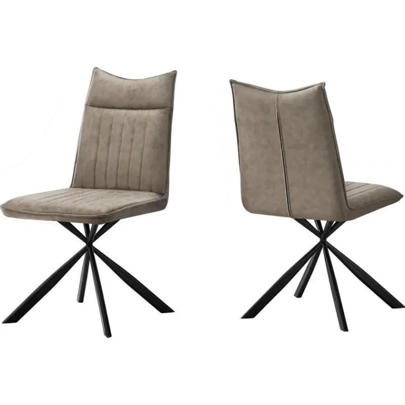 Monarch Chairs with Black Spider Legs (Set of 2) - -