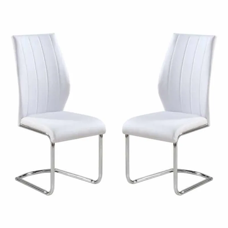 Chairs with Chrome Base (Set of 2) -