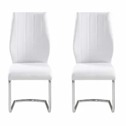 Chairs with Chrome Base (Set of 2) -