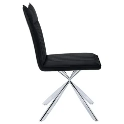 Monarch Chairs with Chrome Spider Legs (Set of 2) - -