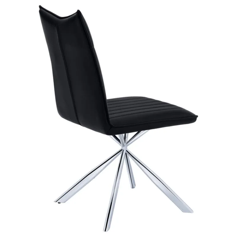 Monarch Chairs with Chrome Spider Legs (Set of 2) - -