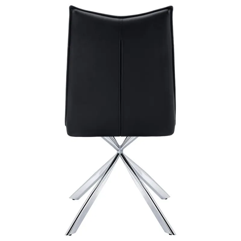 Monarch Chairs with Chrome Spider Legs (Set of 2) - -