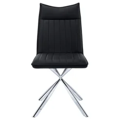 Monarch Chairs with Chrome Spider Legs (Set of 2) - -